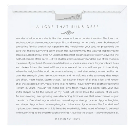LOVE RUNS DEEP NECKLACE