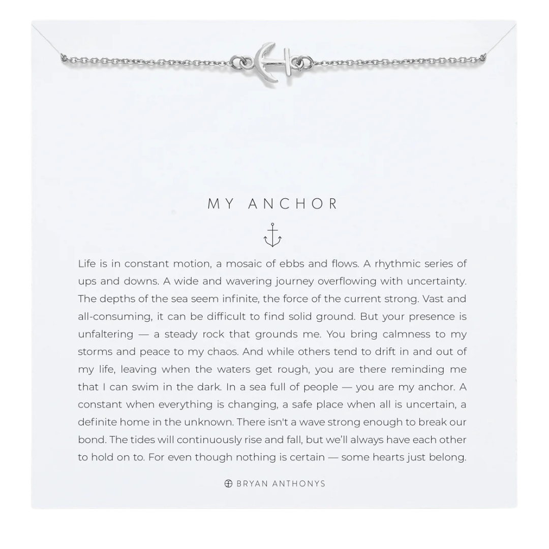 MY ANCHOR NECKLACE SILVER