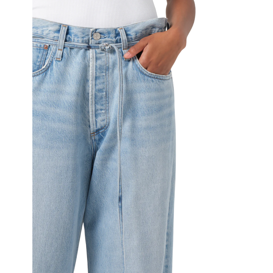 EMMI JEAN TIE WAIST WIDELEG INCLINE