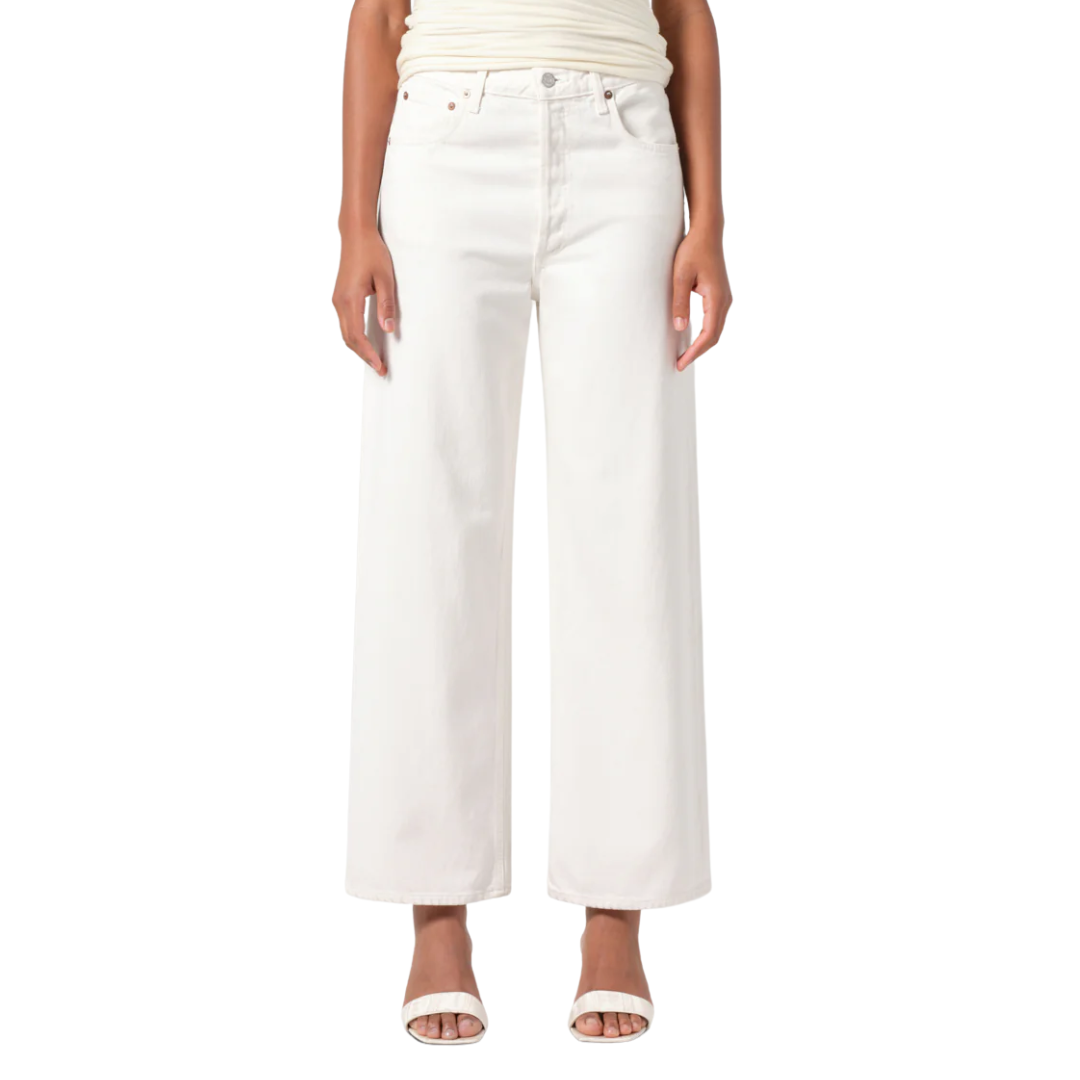 REN HIGHRISE WIDELEG WHITE WASH