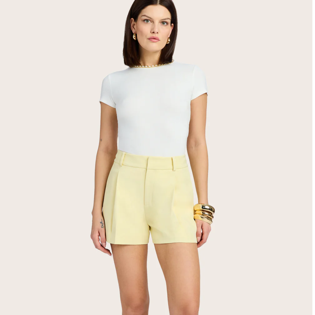 SENA CREPE SHORTS YELLOW