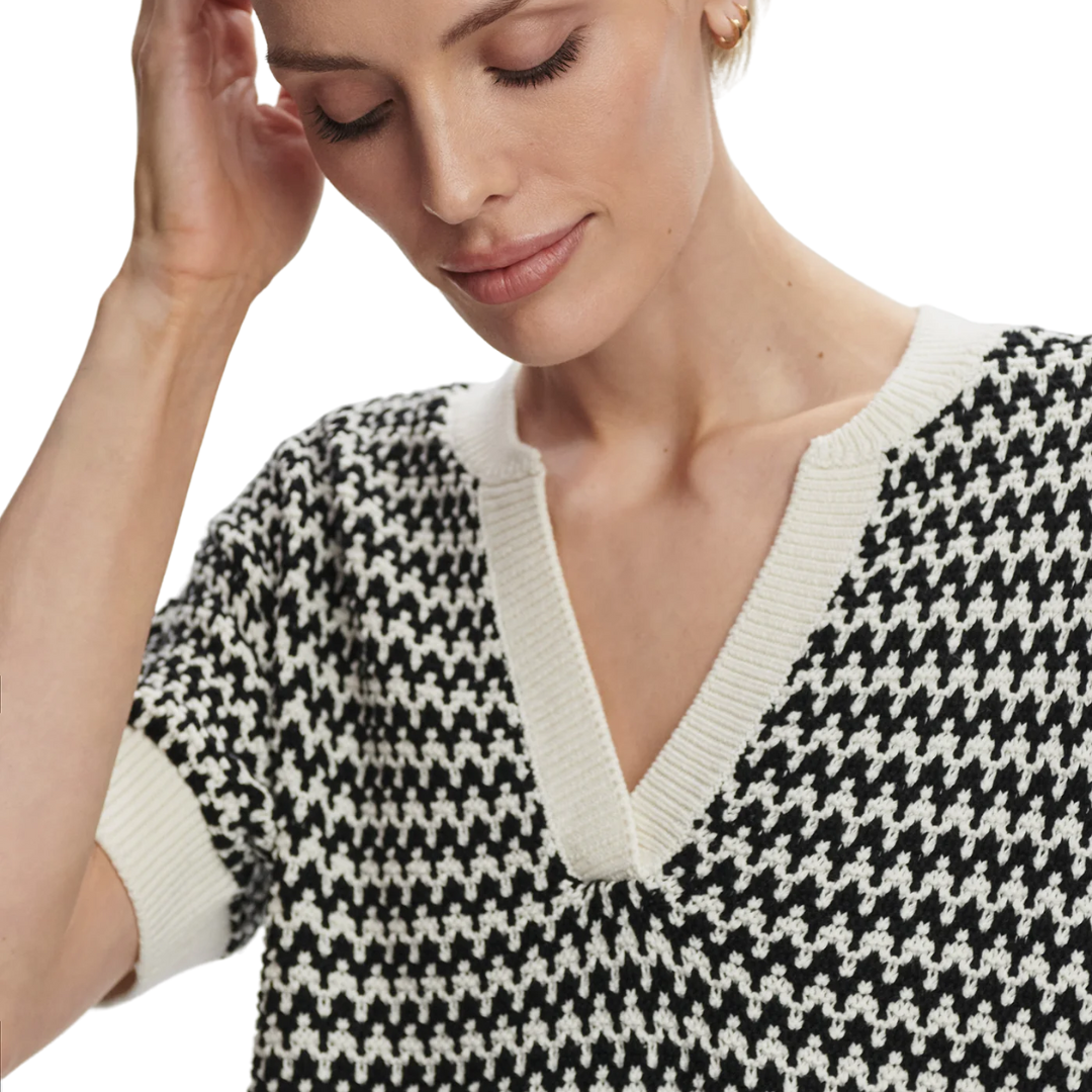 DORA KNIT TOP EGRET