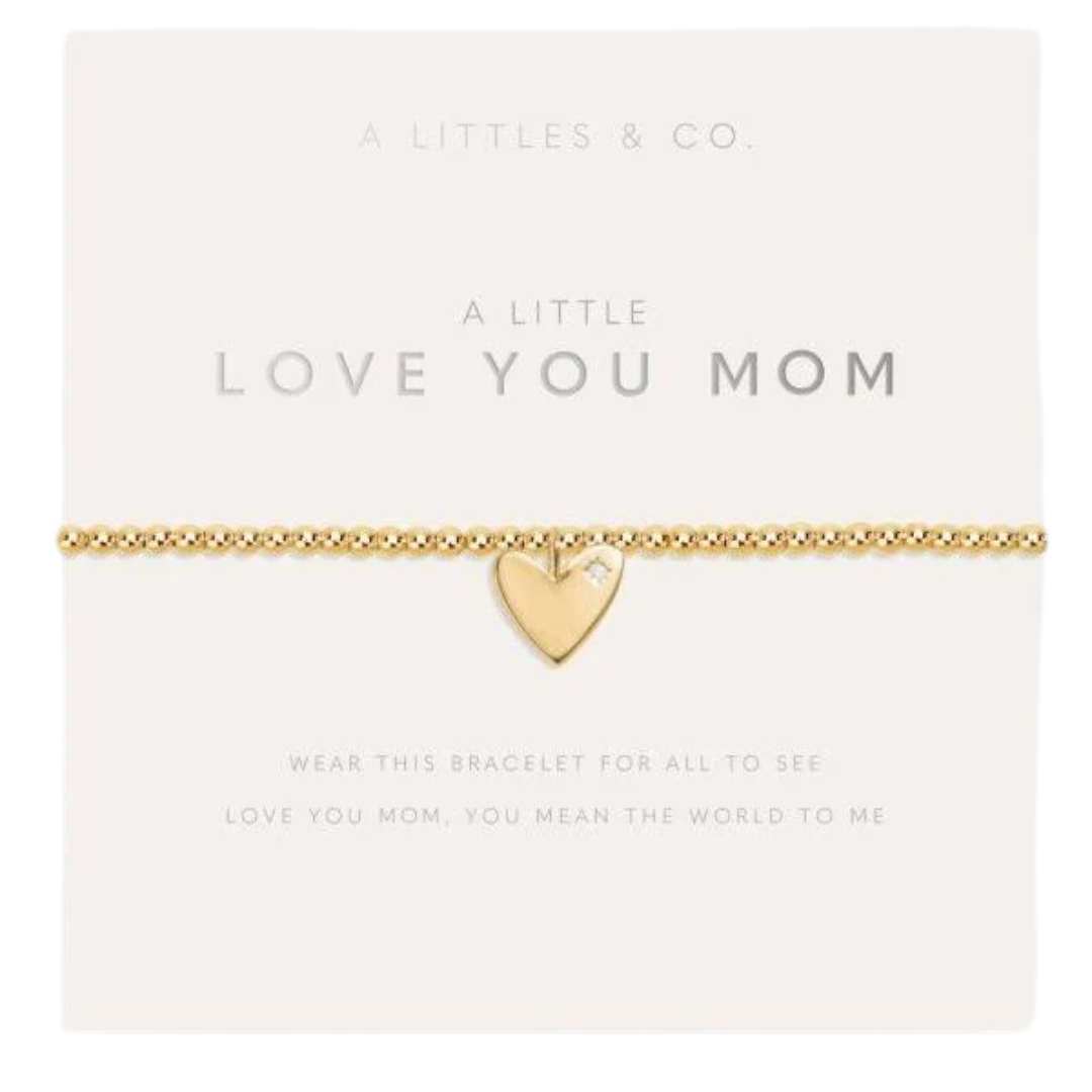 LOVE YOU MOM BRACELET GOLD