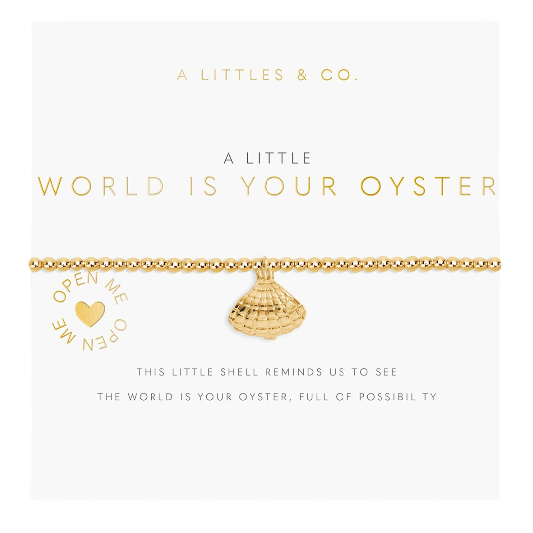 WORLD IS YOUR OYSTER GOLD