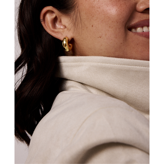 CLOUD EARRING GOLD