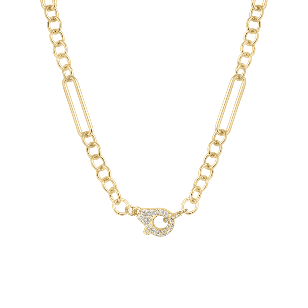 LOCKED UP NECKLACE GOLD