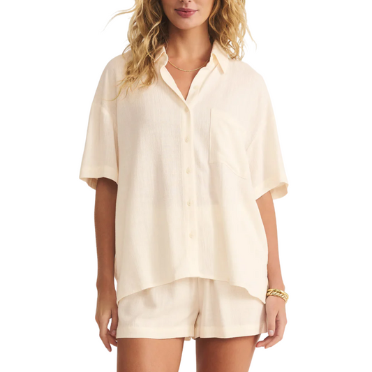 TINSLEY BUTTON UP SHIRT SEASALT