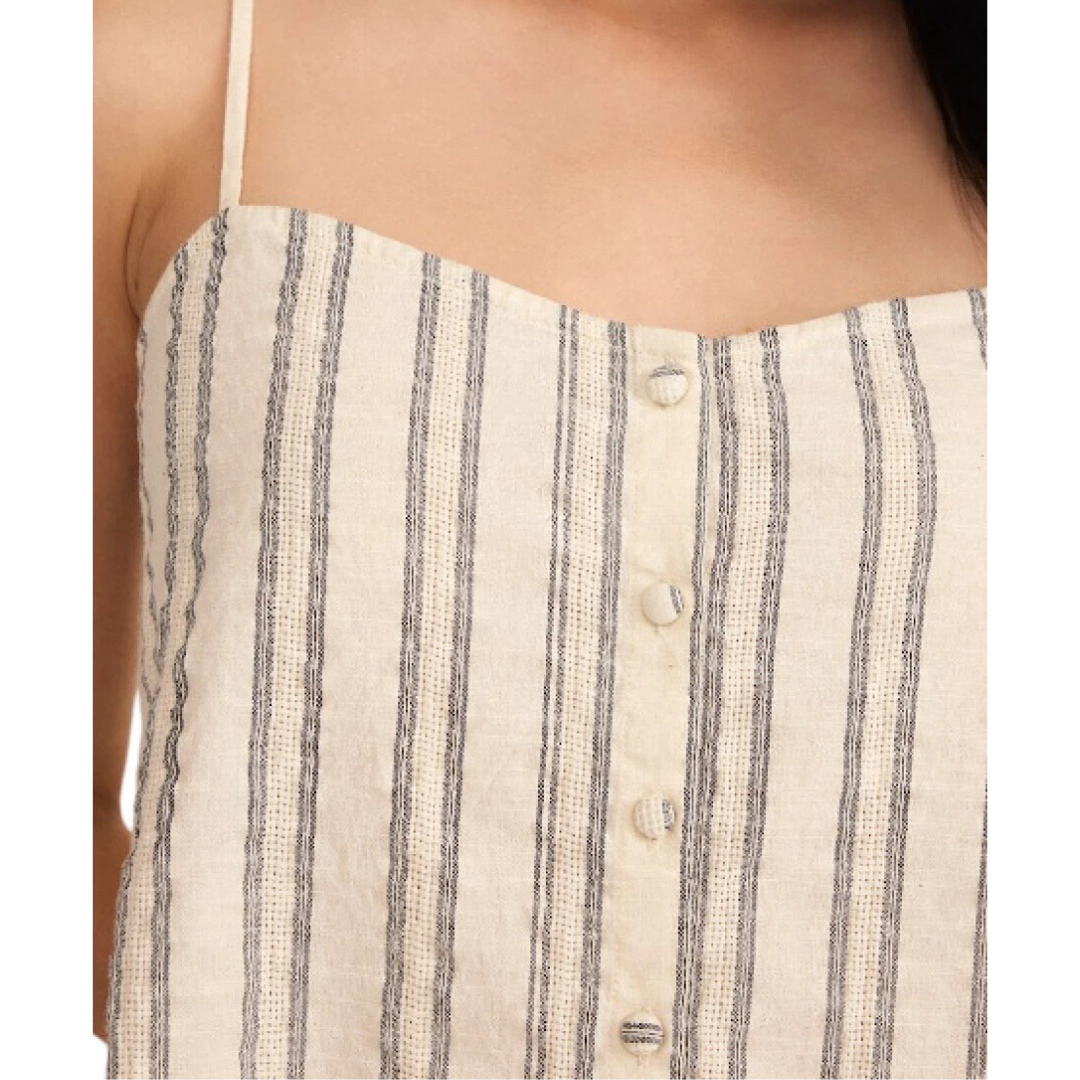 SAVOY STRIPE TANK SEASALT