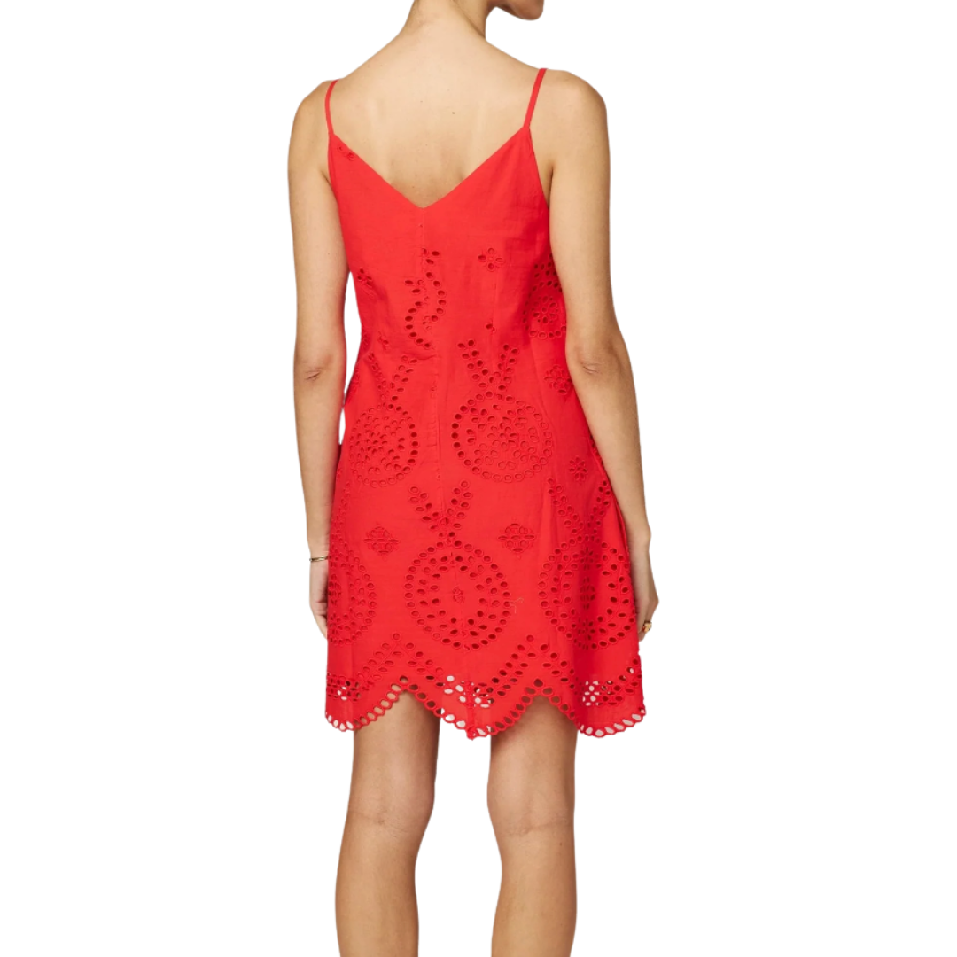 THANDI MINI DRESS POPPY RED