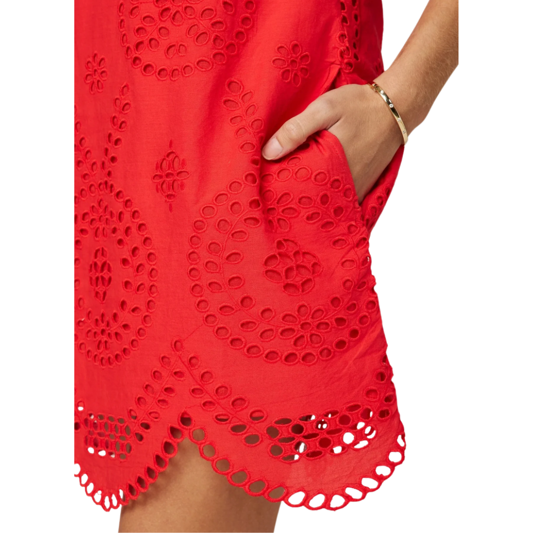 THANDI MINI DRESS POPPY RED
