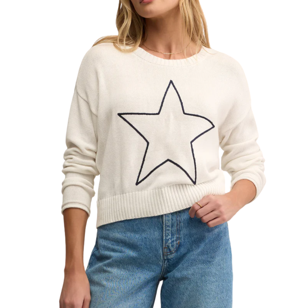 SIENNA LUCKY STAR SWEATER