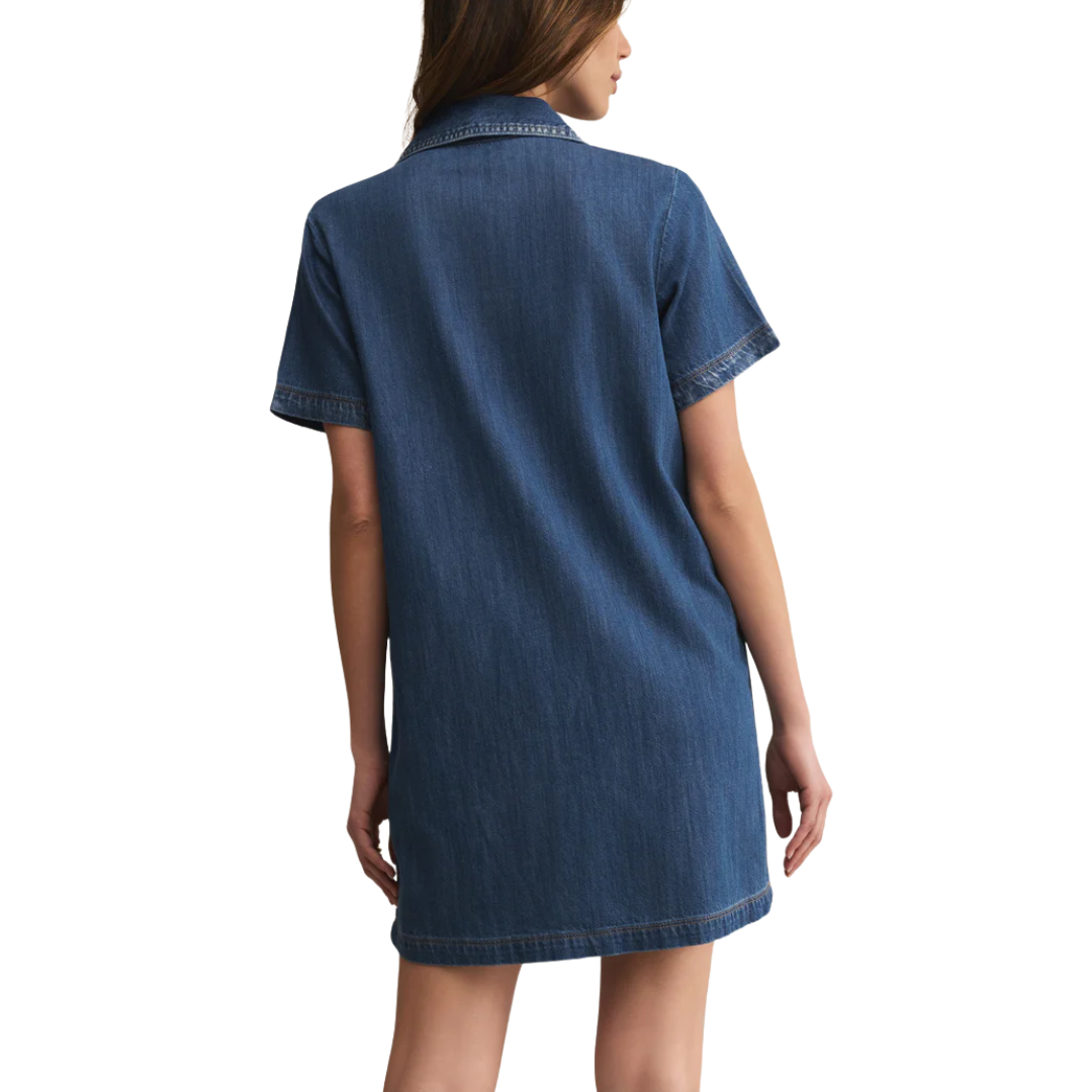 AUTHENTIC DENIM MINI DRESS