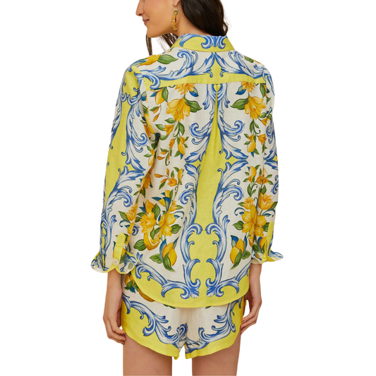 SICILY SCARF OFF WHITE SHIRT