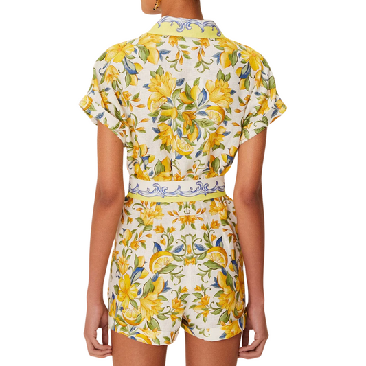 SICILY SCARF OFF WHITE ROMPER