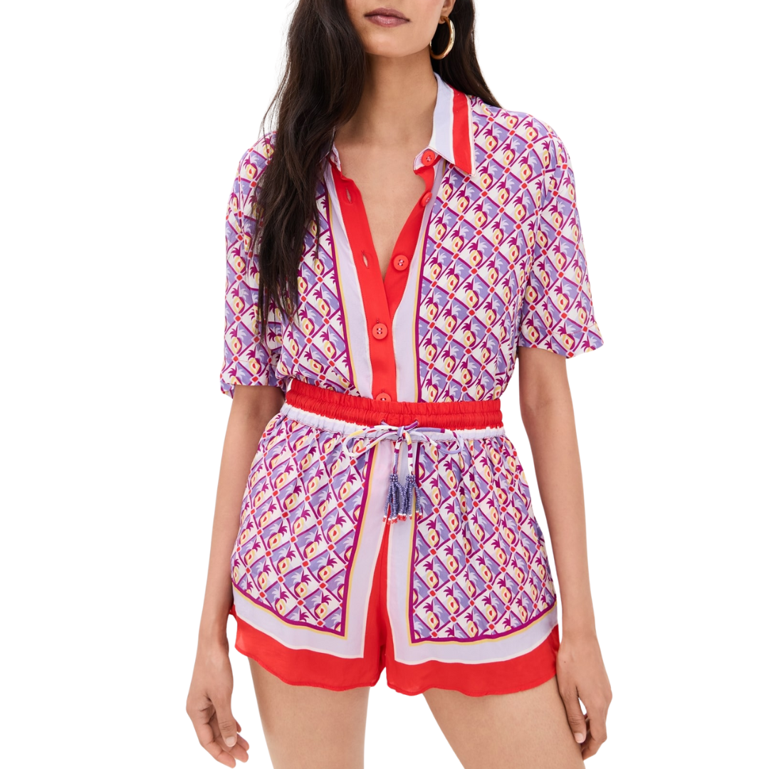 PINEAPPLE SCARF SHORTS