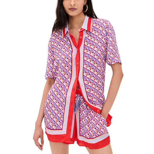PINEAPPLE SCARF SHIRT