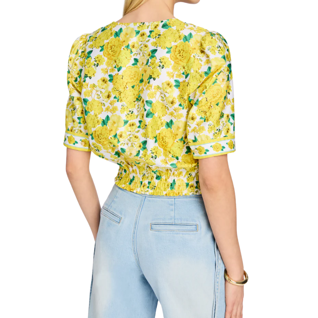 REMA FLORAL POPLIN BLOUSE