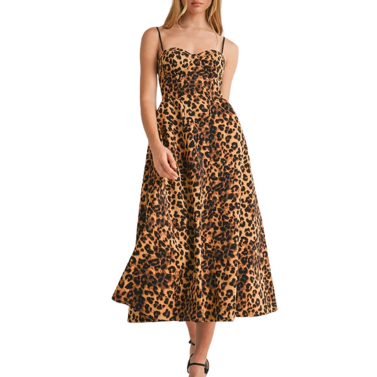 BRITTANY LEOPARD DRESS