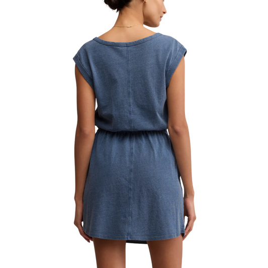 DAYSHIFT DENIM MINI DRESS VINTAGE INDIGO