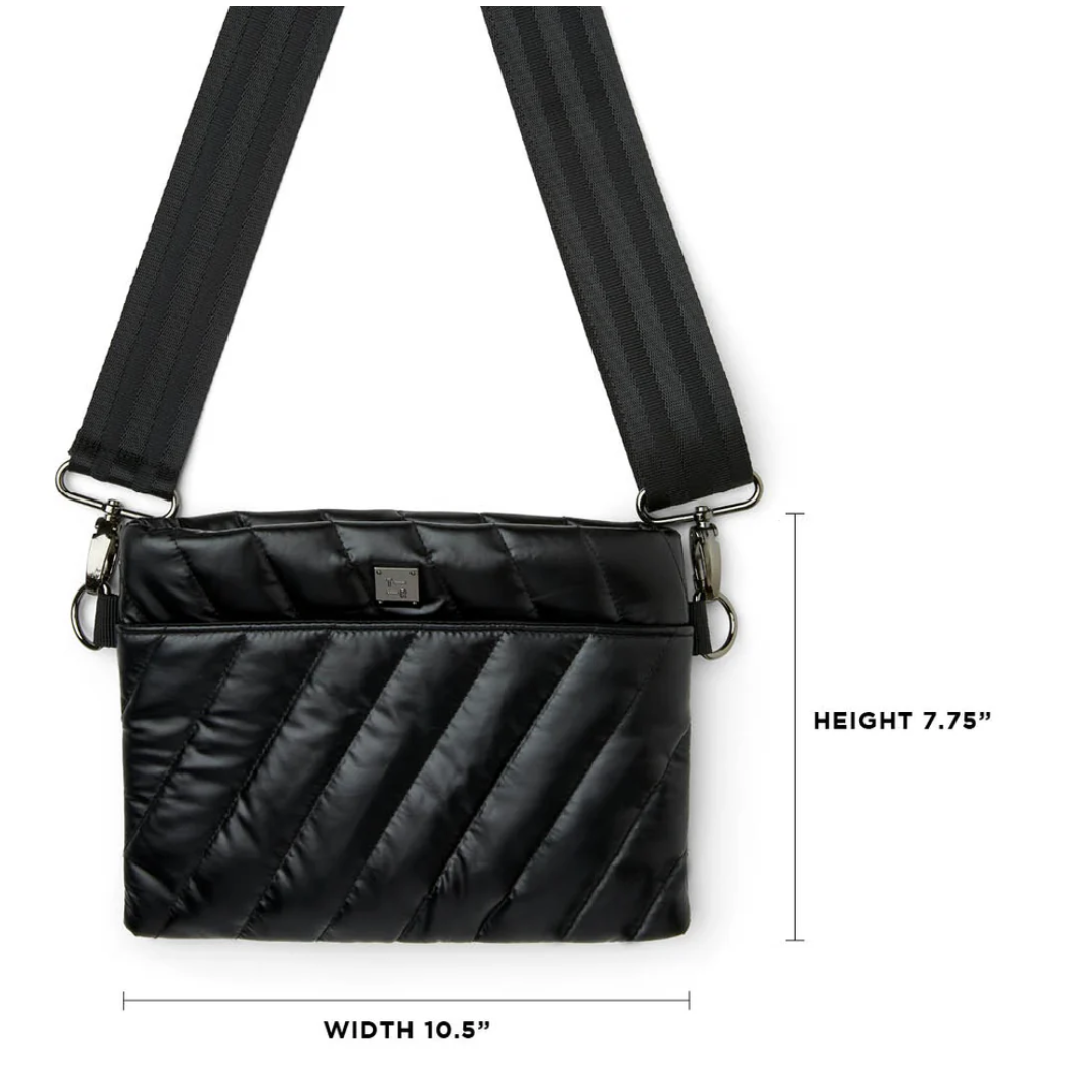 DIAGONAL BUM BAG 2.0 PEARL BLACK