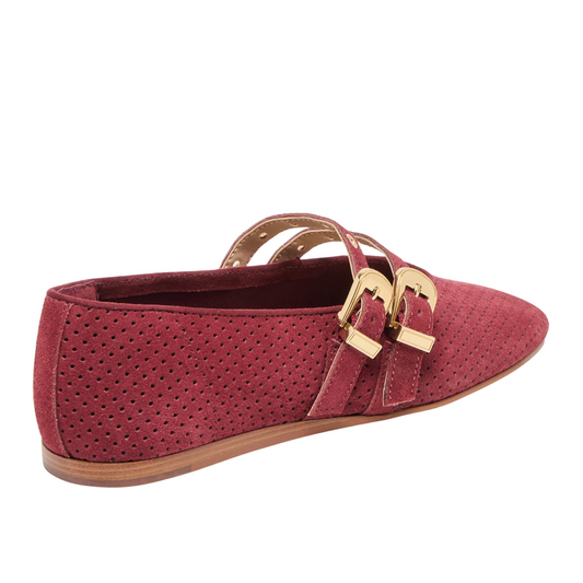 BAYLEE GROMMET FLAT OXBLOOD