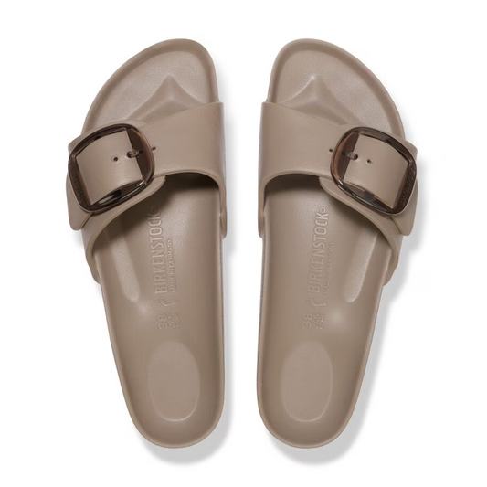 MADRID BIG BUCKLE EVA SANDAL GRAY TAUPE