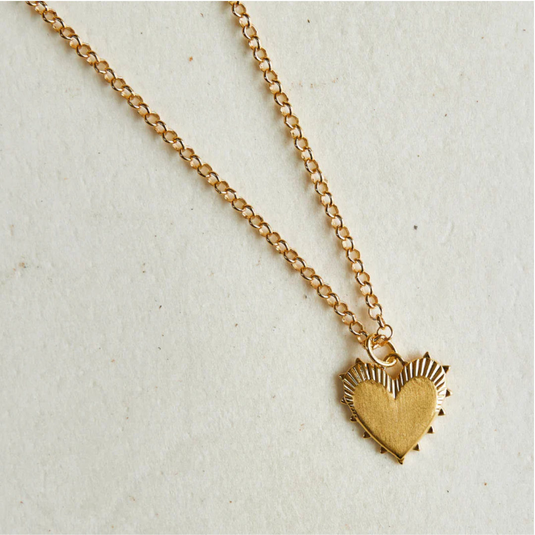 SMALL HEART OF GOLD NECKLACE