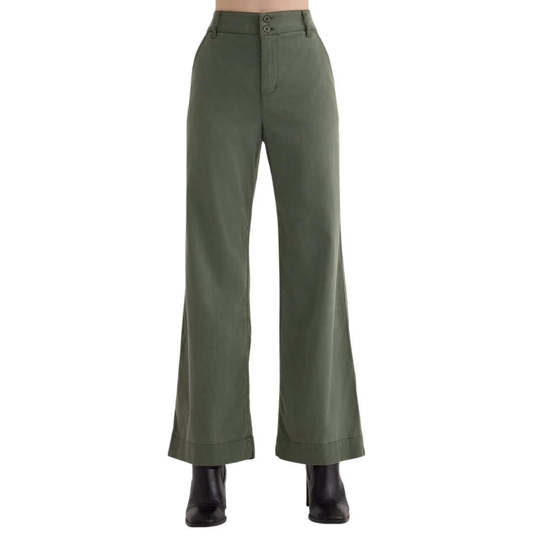 SYDNEY WIDE LEG PANT FERNWOOD