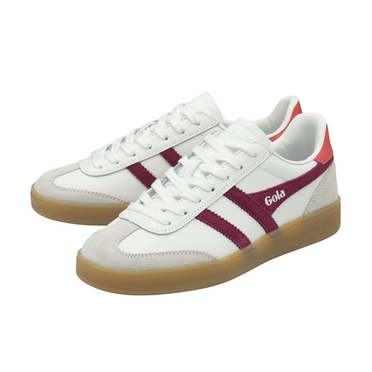 VIPER LEATHER SNEAKER CERISE/WHITE