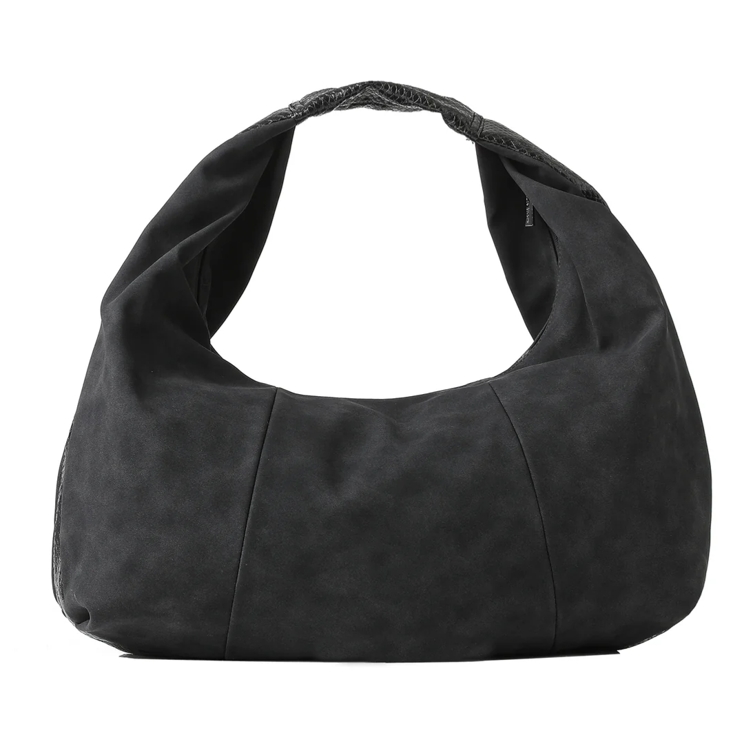 LOREN HOBO BLACK SUEDE