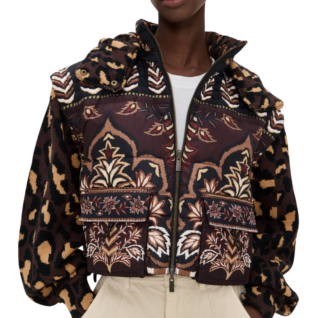 WINTER AINIKA BROWN PUFFER JACKET