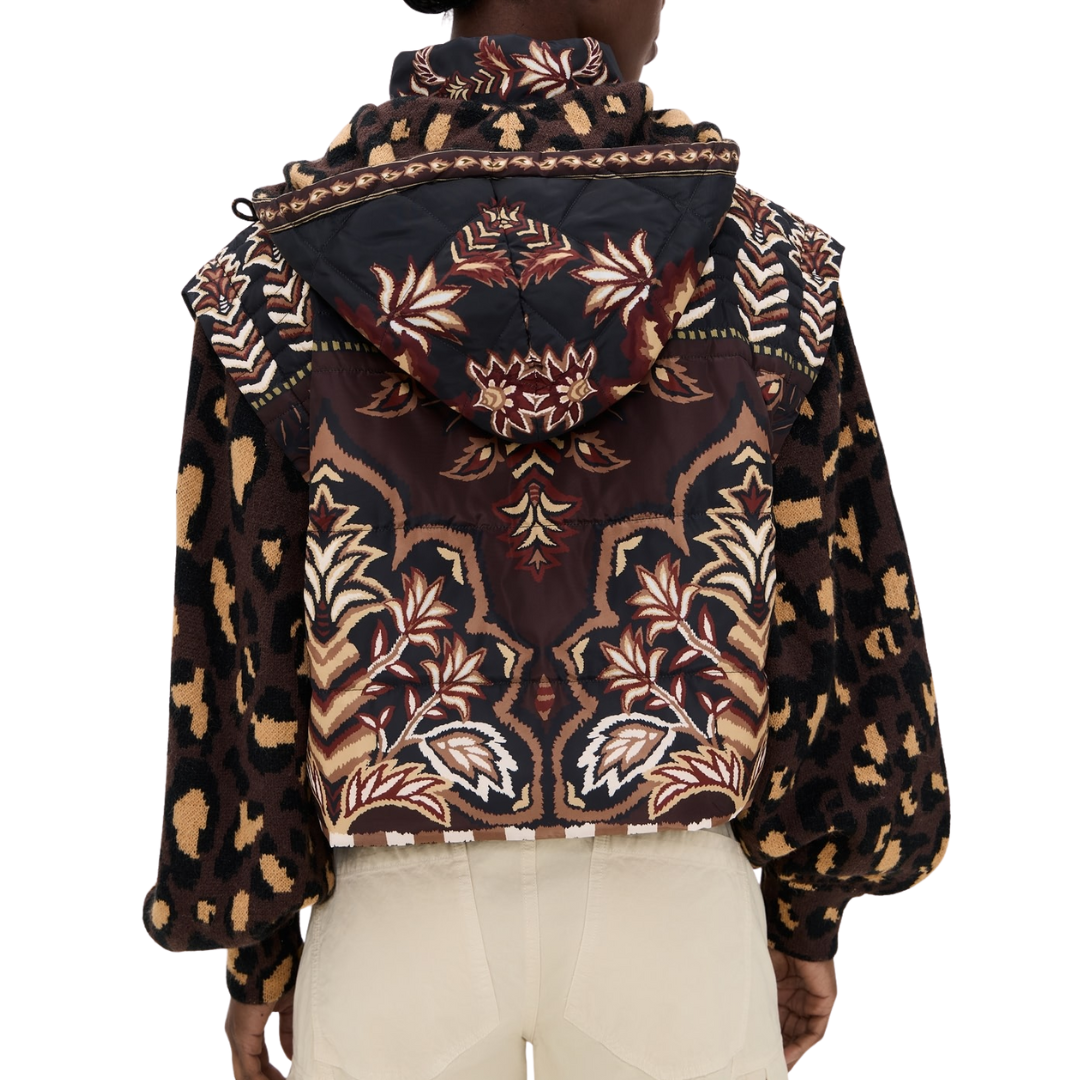 WINTER AINIKA BROWN PUFFER JACKET