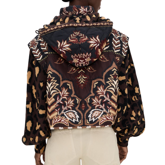 WINTER AINIKA BROWN PUFFER JACKET