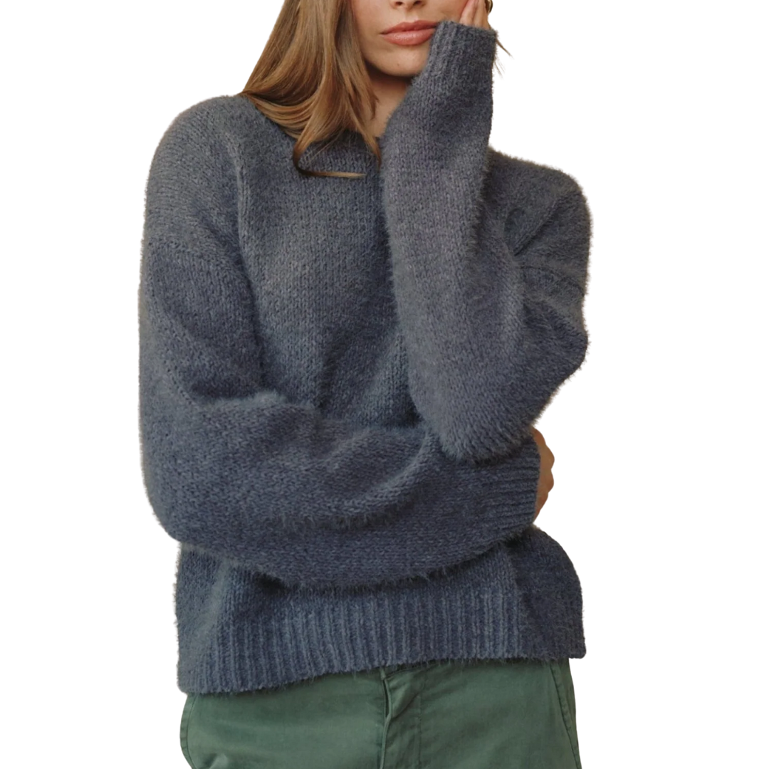 DROP SHOULDER SWEATER GALAXY SMOKE