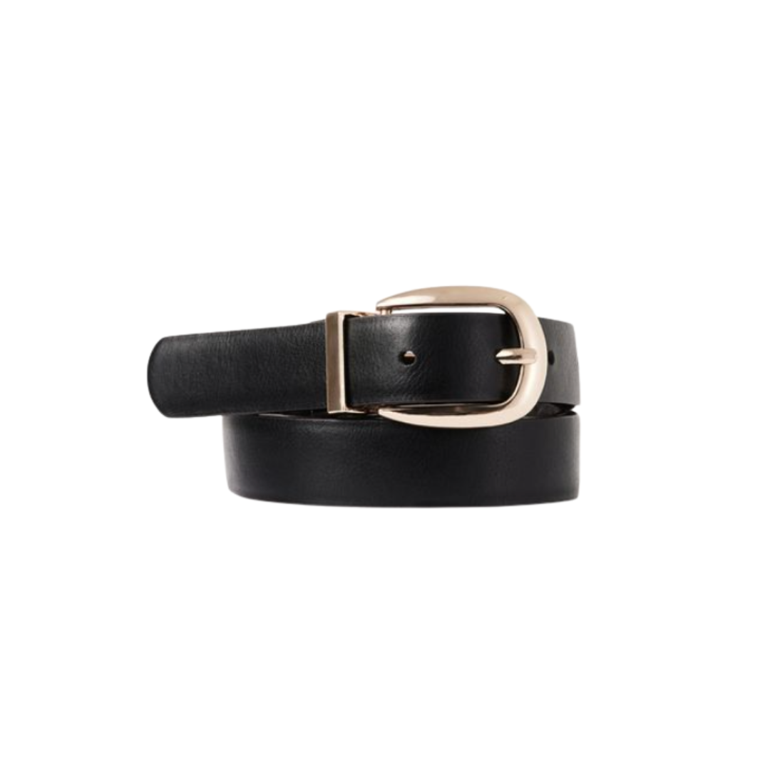 CAROLINE REVERSIBLE BELT DARK CACAO