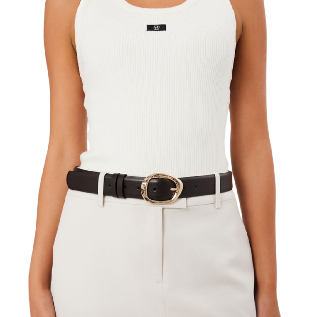 BERNADETTE BELT DARK CACAO