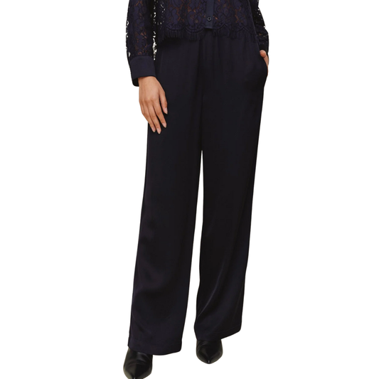 SLEEK CLEAN WIDE LEG MIDNIGHT