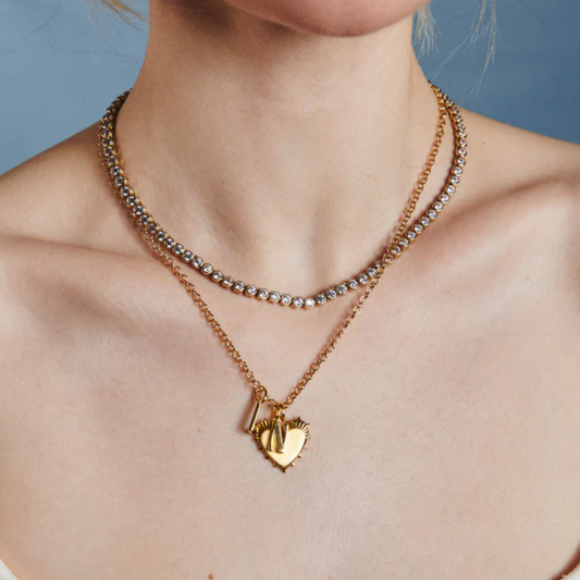 BEZEL TENNIS NECKLACE