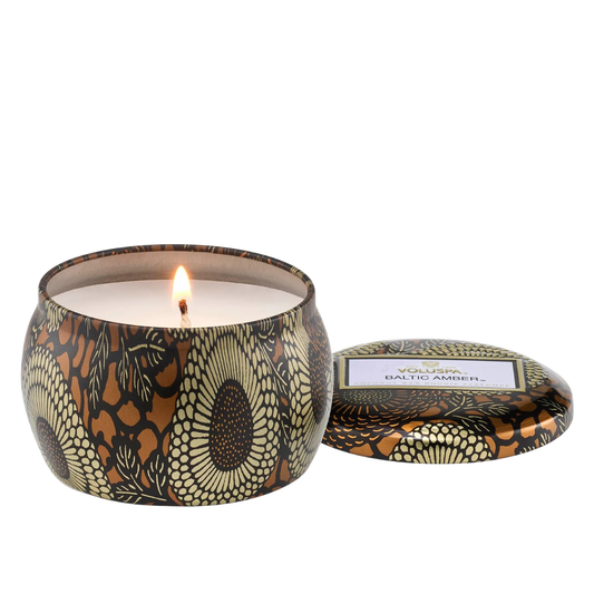 MINI TIN CANDLE BALTIC AMBER