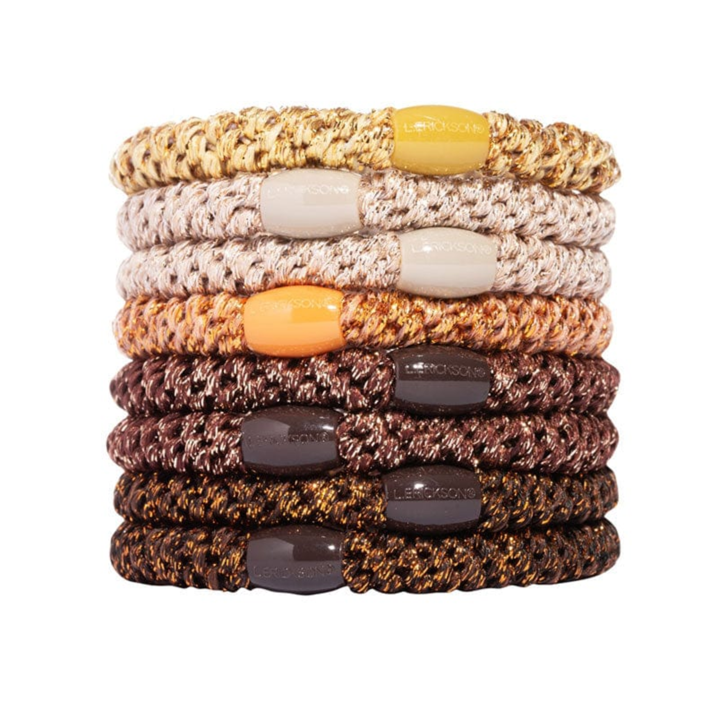 GRAB & GO PONYTAIL HOLDERS BRONZE METALLIC