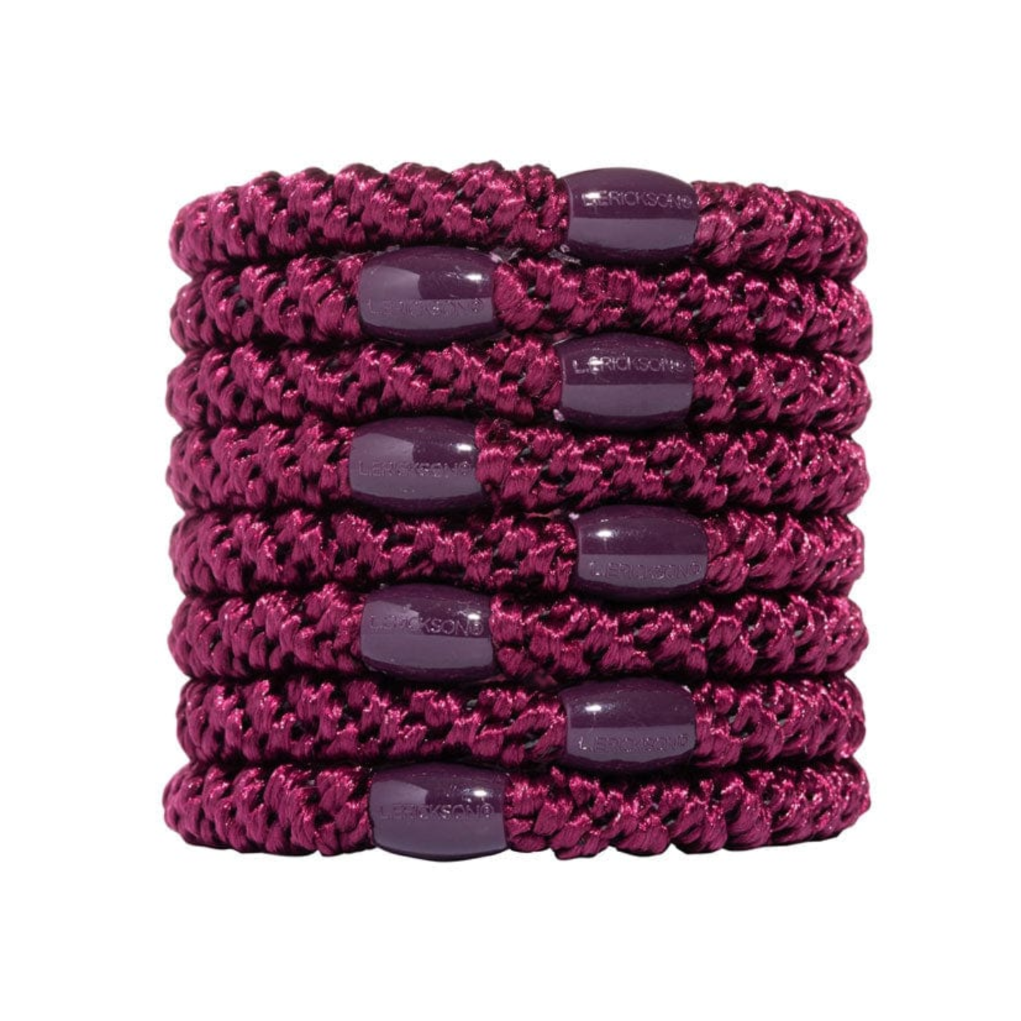 GRAB & GO PONYTAIL HOLDERS BURGUNDY