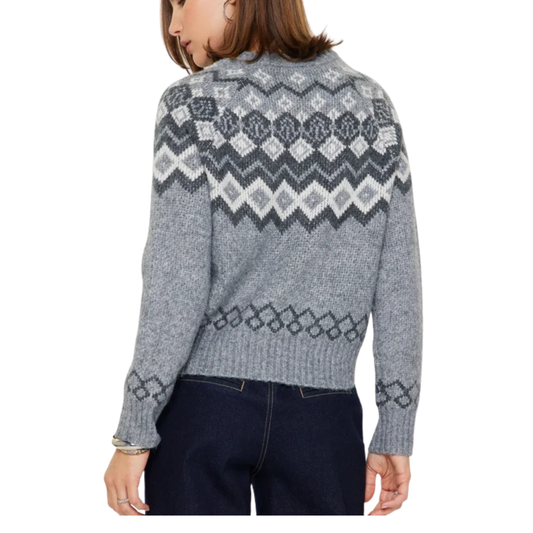 FAIR ISLE SWEATER GREY