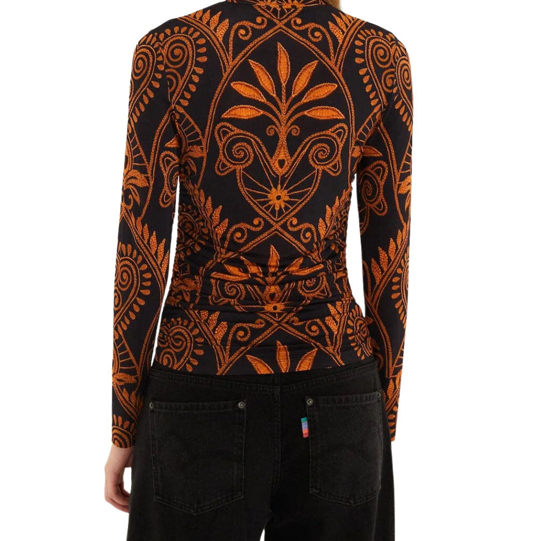 CORNELY AINIKA JERSEY BLOUSE BLACK