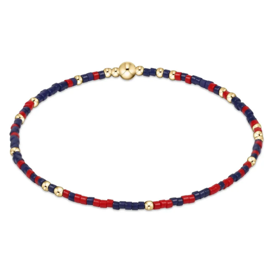 GAMEDAY HOPE UNWRITTEN NAVY/RED BRACELET
