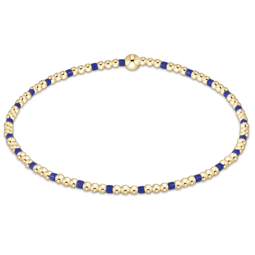 GAMEDAY HOPE SINCERITY 2MM BLUE BRACELET