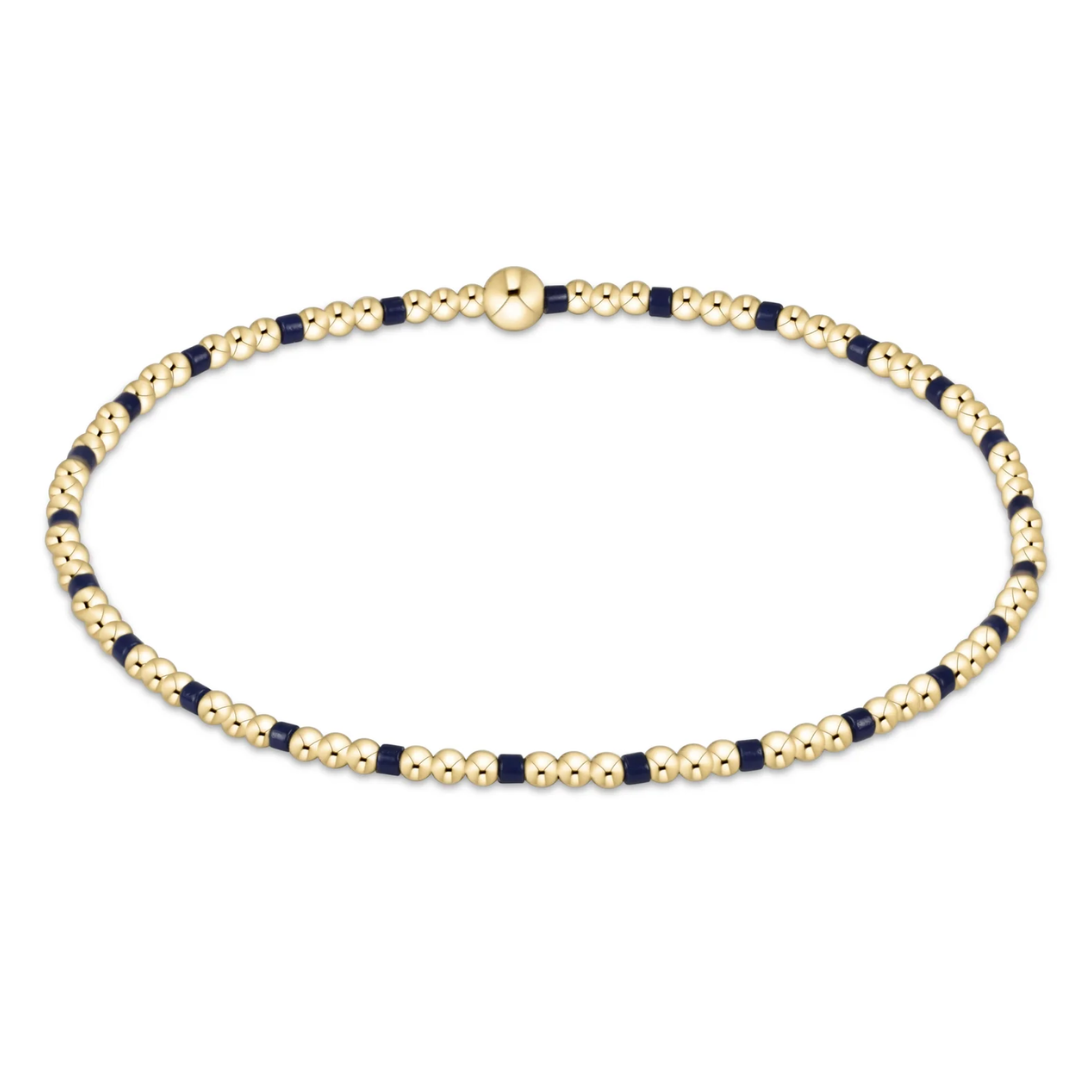 GAMEDAY HOPE SINCERITY 2MM NAVY BRACELET