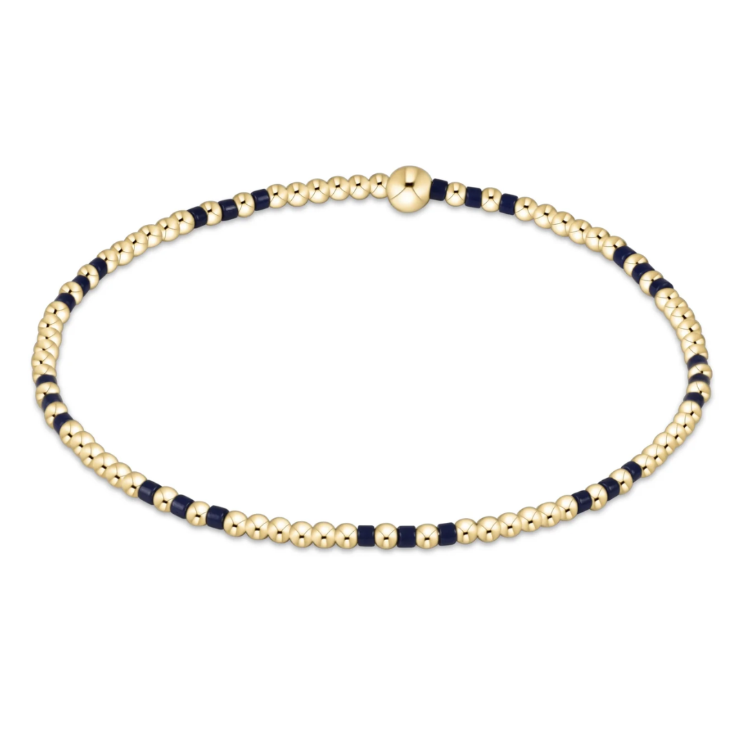 GAMEDAY HOPE JOY 2MM MIDNIGHT NAVY BRACELET