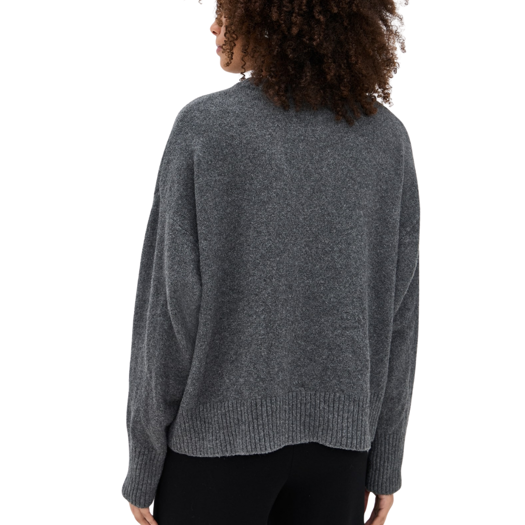 CIRRUS COZY SWEATER CHARCOAL HEATHER