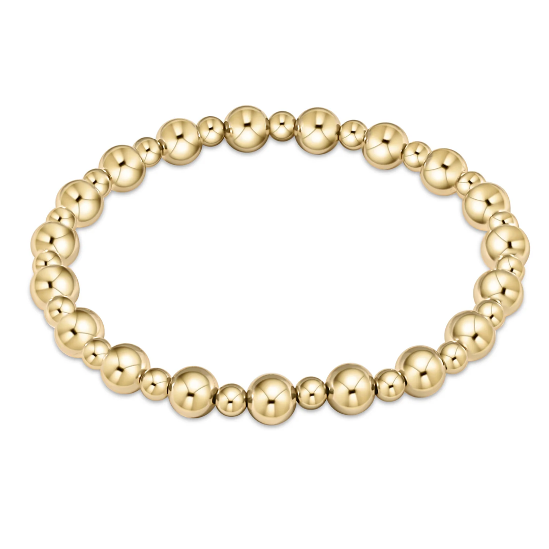 CLASSIC GRATEFUL 6MM GOLD BRACELET
