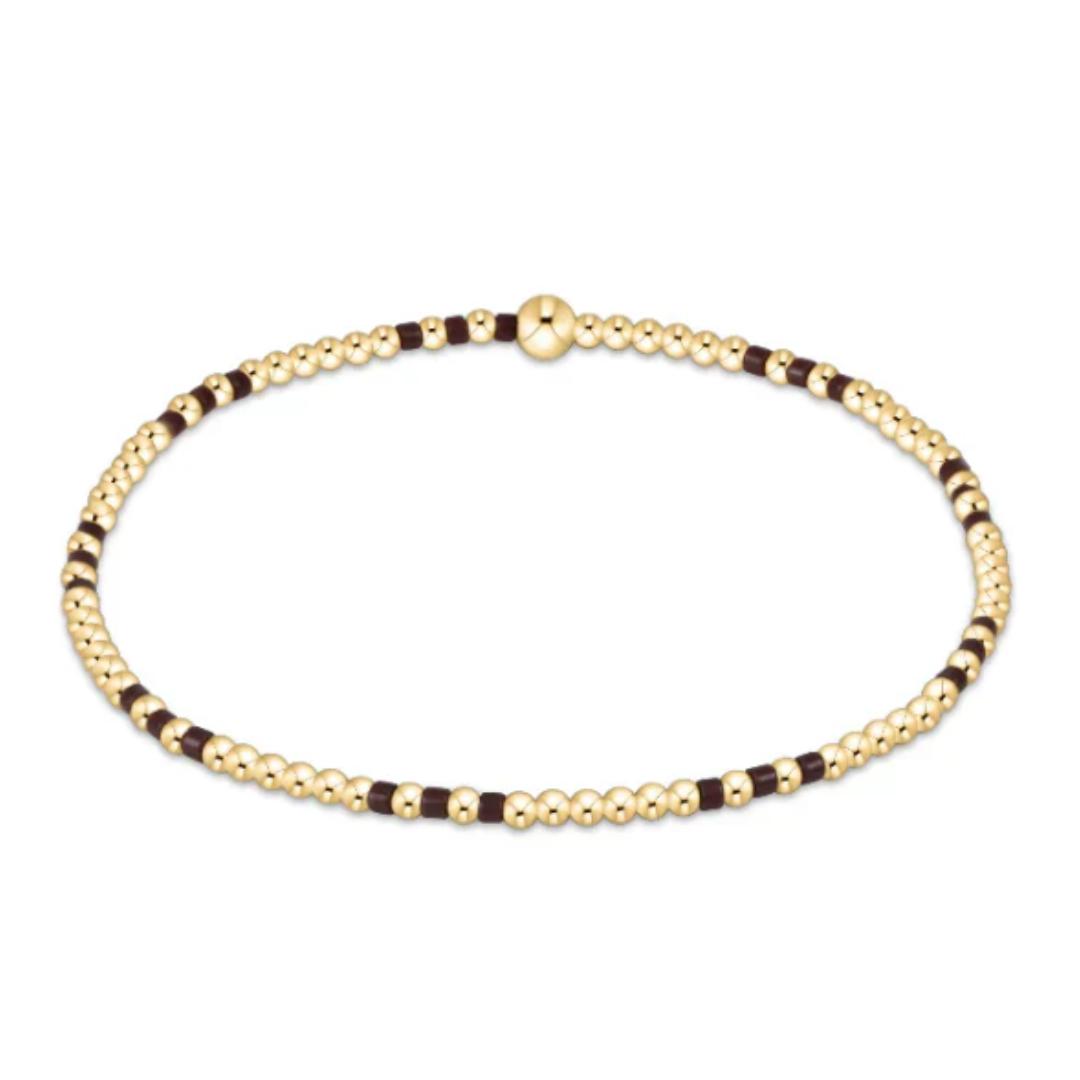 HOPE JOY 2MM BRACELET CHOCOLATE BRACELET